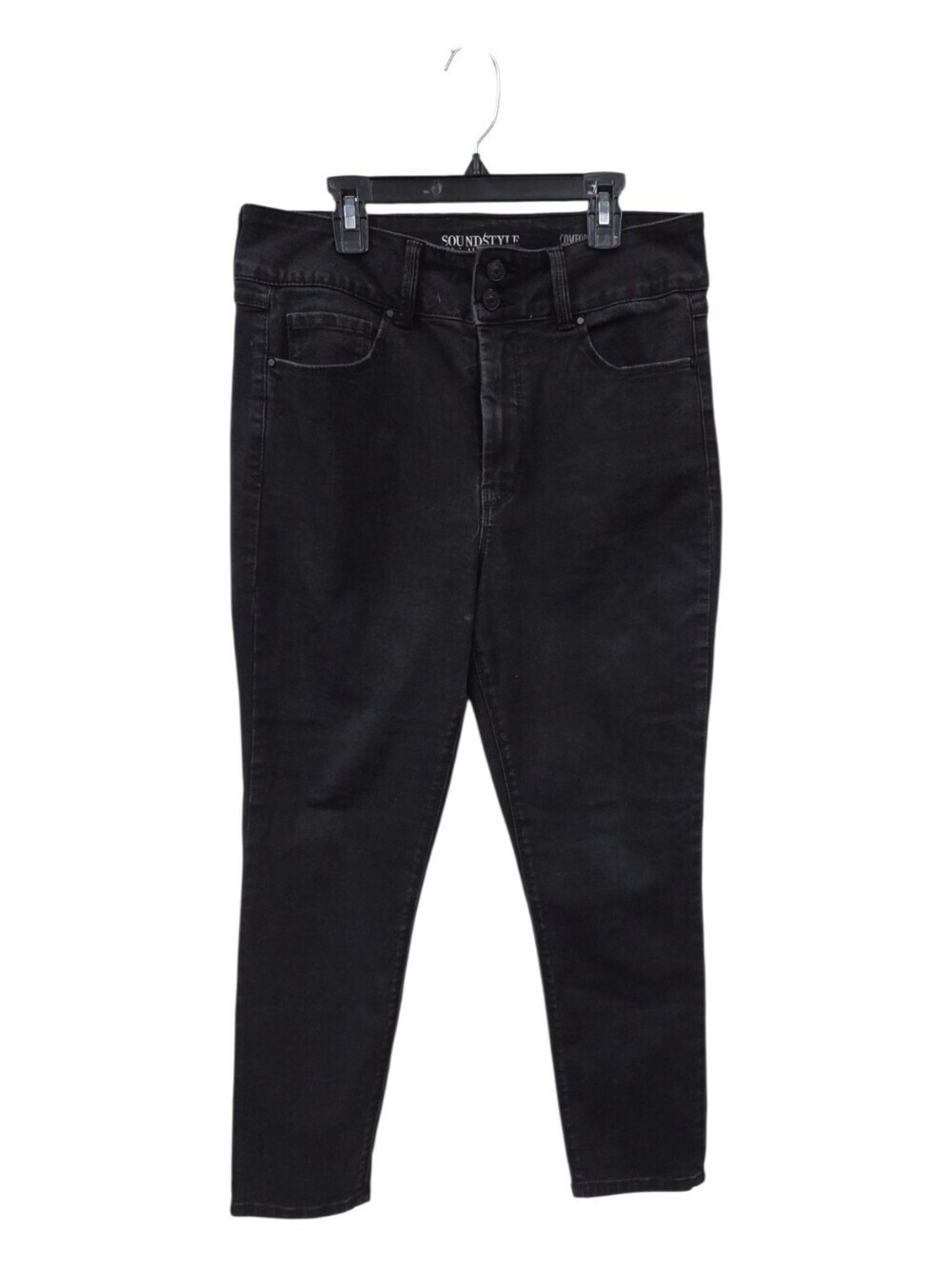 Soundstyle 12 Distressed Black Skinny Jeans